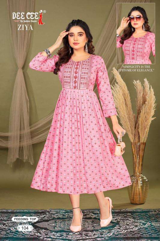 Deecee Ziya kurti wholesale market in surat