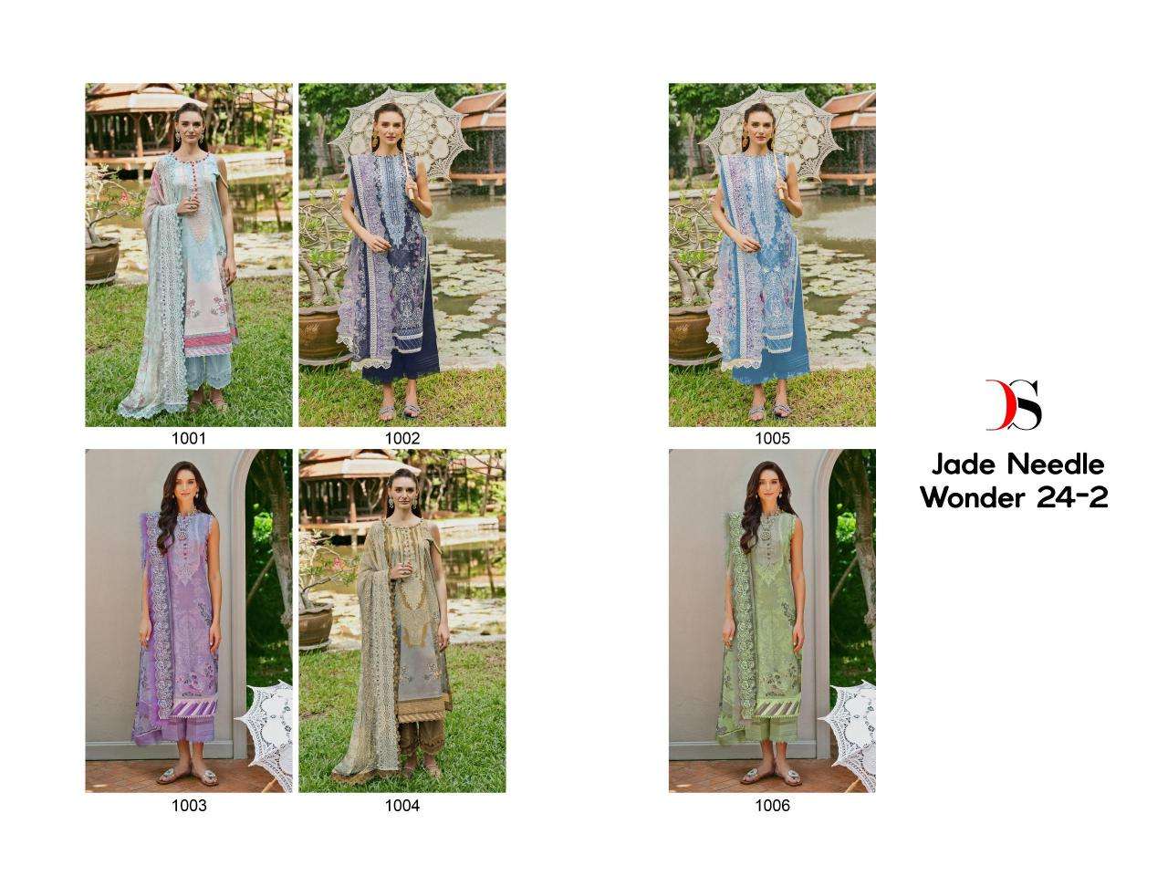 Deepsy Jade Needle Wonder 24 Vol 2 pakistani wholesale salwar kameez