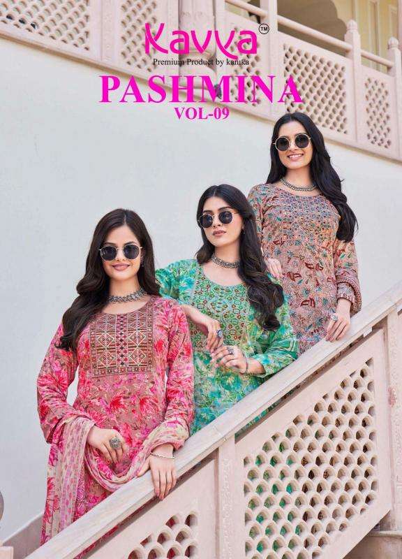 KAVYA PASHMINA Vol 9 Kurti exporters in Kolkata