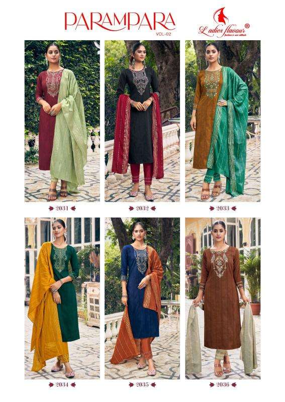 Ladies Flavour Parampara VOL2 Cotton Kurtis in Kolkata