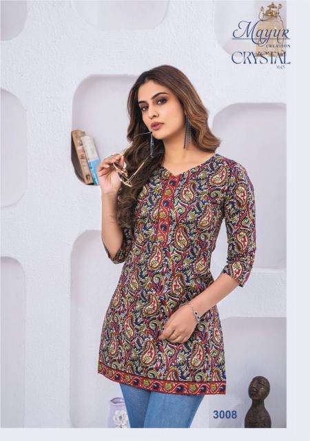 Mayur Crystal Vol-3 – Short Tops Wholesale Kurtis in Mumbai