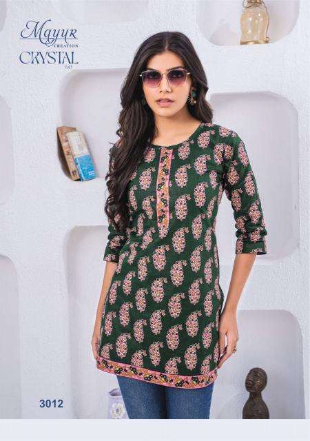 Mayur Crystal Vol-3 – Short Tops Wholesale Kurtis in Mumbai