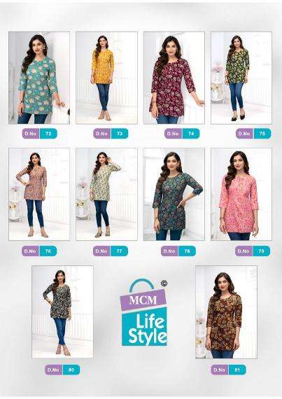 MCM Kashvi Vol-5  Wholesale ladies kurtis