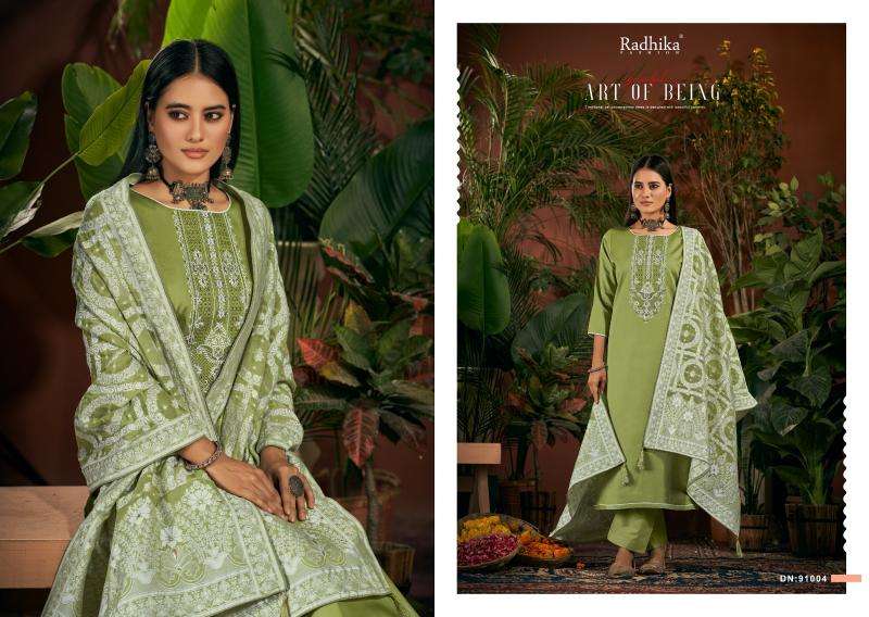 Radhika Azara Cycle Vol 2 Wholesale Cotton Dress Material manufacturers in Kolkata