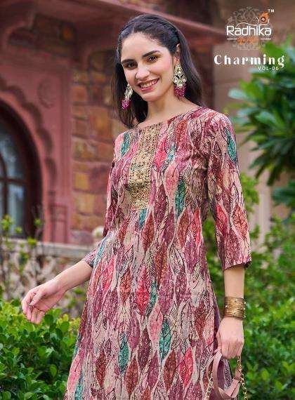 Radhika Lifestyle Charming Vol-6 kurti manufacturers in gandhi nagar delhi