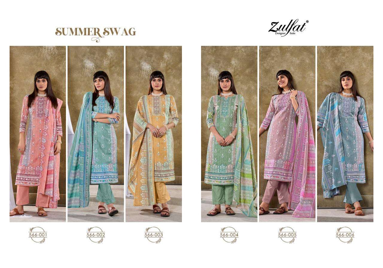 Zulfat Summer Swag Dress material supplier in Gujarat