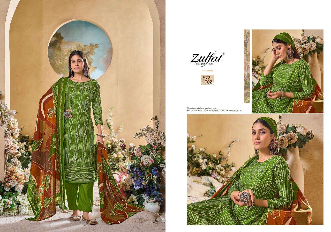 Zulfat Tania Vol 5 Embroidered dress material wholesale