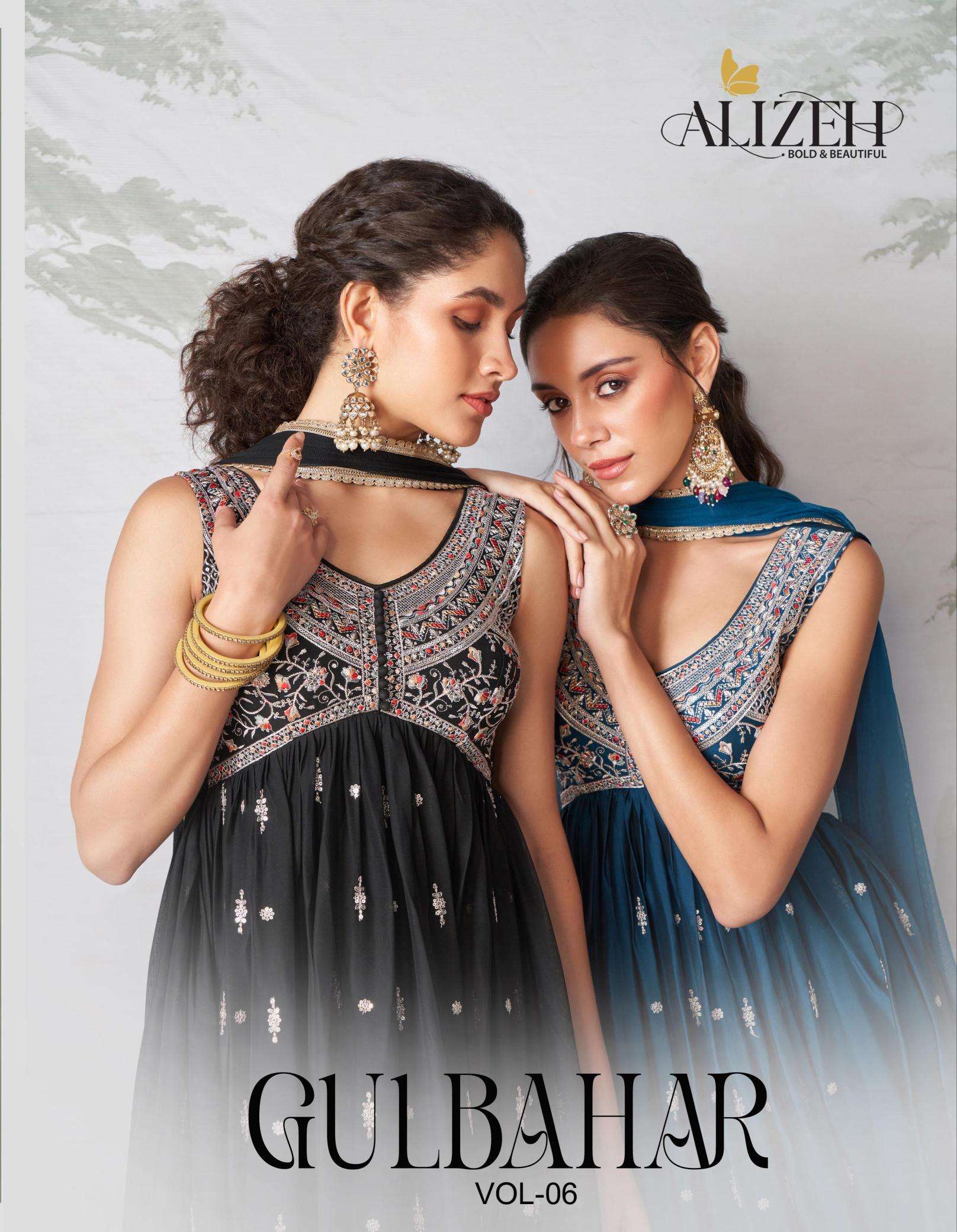 Alizeh Gulbahar Vol 6 Gown Kurti wholesale online shopping