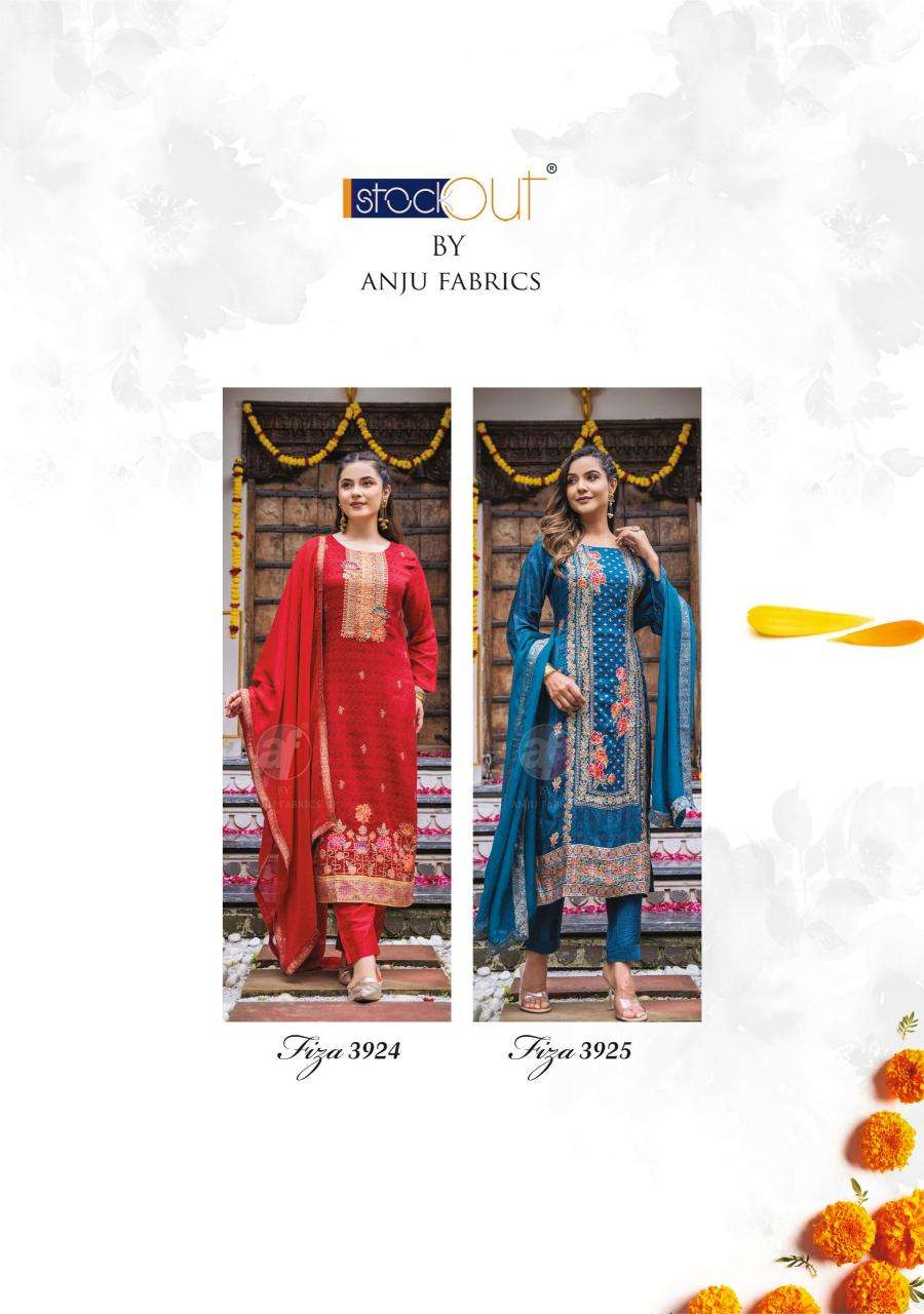 Anju Fabrics Fiza Vol 2 Latest Kurti collections in Delhi