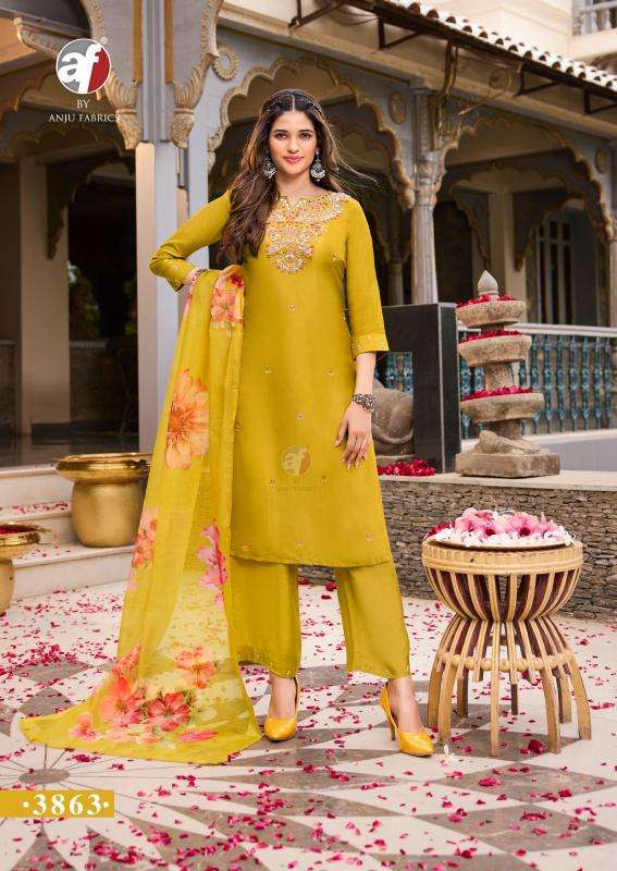 Anju Fabrics Ghunghat Vol 11 Kurti manufacturers in India