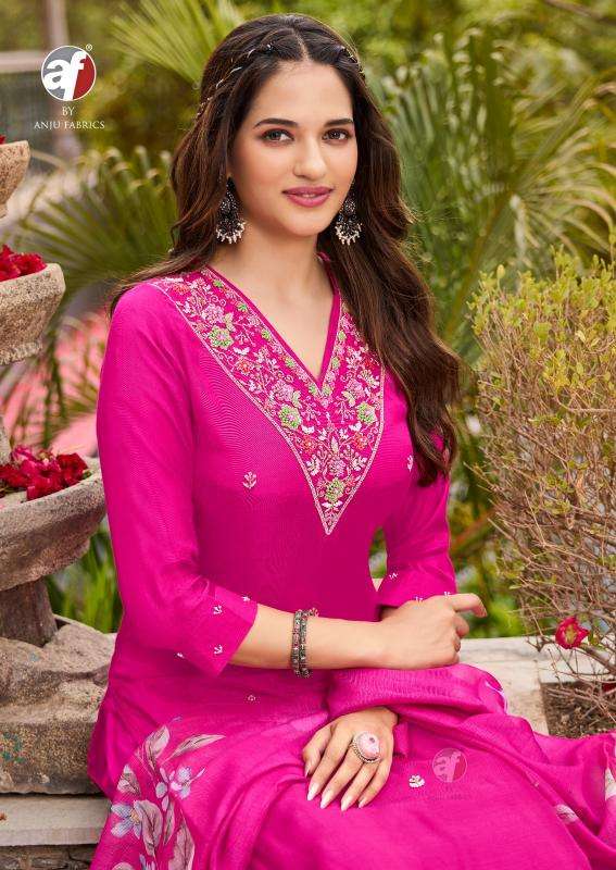 Anju Fabrics Ghunghat Vol 11 Kurti manufacturers in India