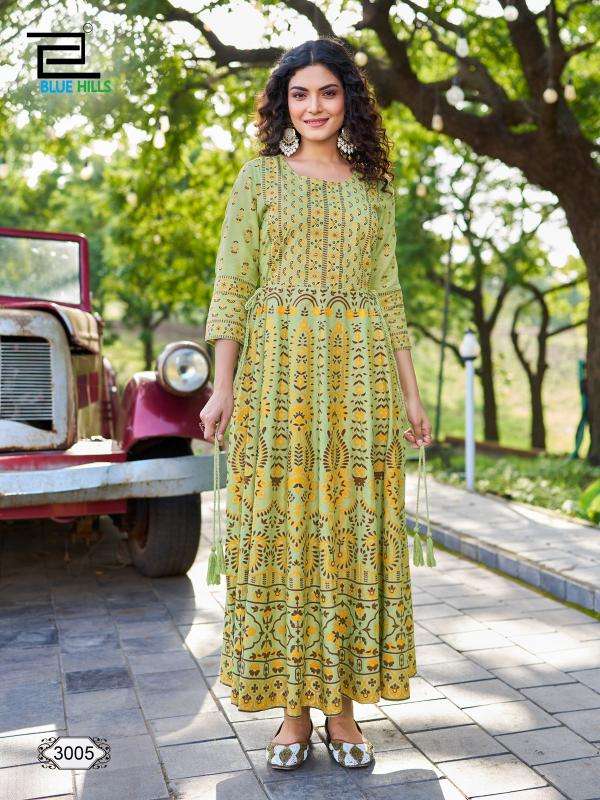 Blue Hills Inaya Vol 3 Rajkot Kurti exporter