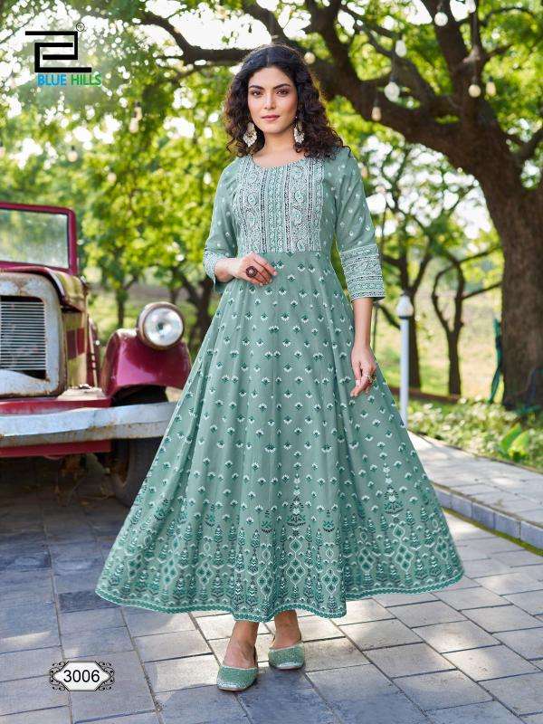 Blue Hills Inaya Vol 3 Rajkot Kurti exporter