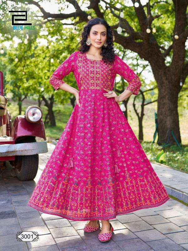 Blue Hills Inaya Vol 3 Rajkot Kurti exporter