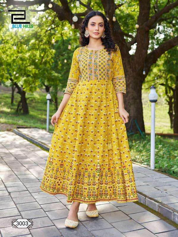 Blue Hills Inaya Vol 3 Rajkot Kurti exporter