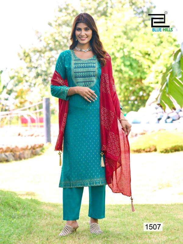 Blue Hills Royal Touch Vol 15 Latest Kurti designs wholesale