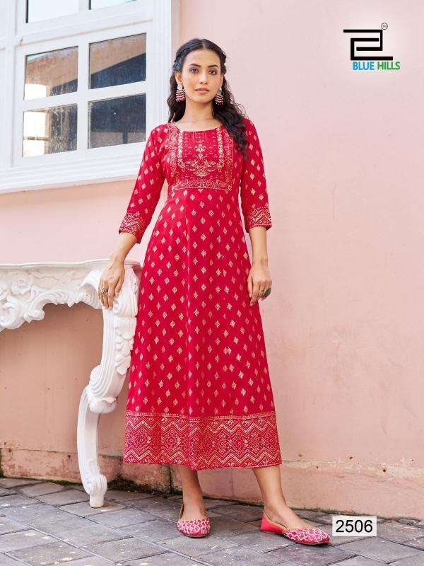 Blue Hills Womaniya Vol 25 Kurti exporters in Gujarat