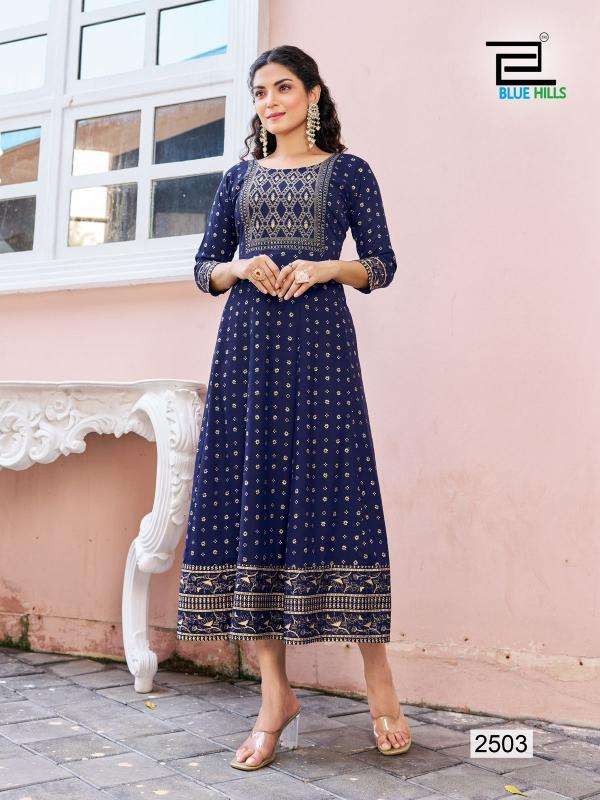 Blue Hills Womaniya Vol 25 Kurti exporters in Gujarat