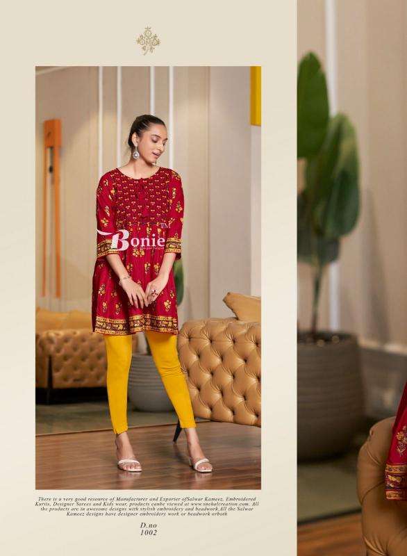 BONIE NIKKI TUNIC TOP Kurti wholesale market in Mumbai