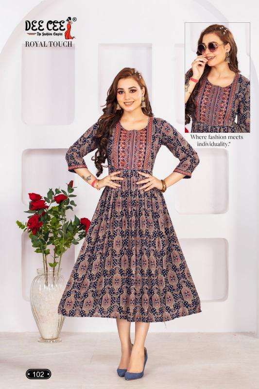 Deecee Royal Touch Kurti material online sale