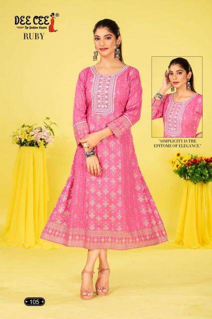 DEECEE RUBY Hsn Code Designer Kurtis wholesale in Delhi