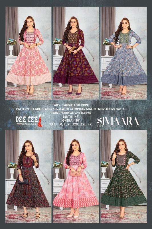 Deecee Simaara Wholesale cotton kurti material