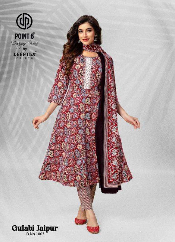 Deeptex Gulabi Jaipur Vol-1 Trendy Kurti wholesalers in Hyderabad