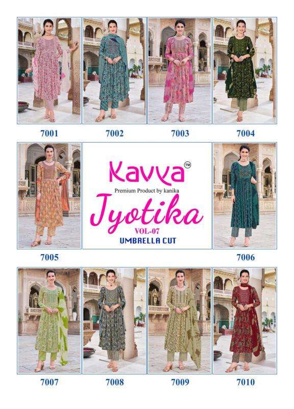 KAVYA JYOTIKA VOL 7 Kurti wholesale market in Delhi