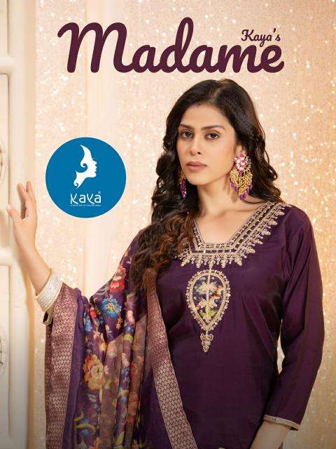 KAYA Madame Black Latest Kurti Collection in Surat