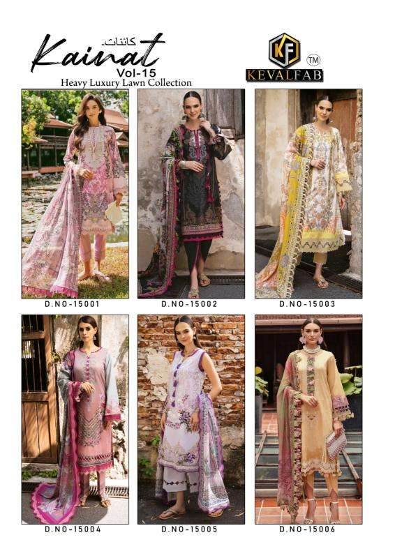 Kevalfab Kainat Vol-15 Surat unstitched dress materials