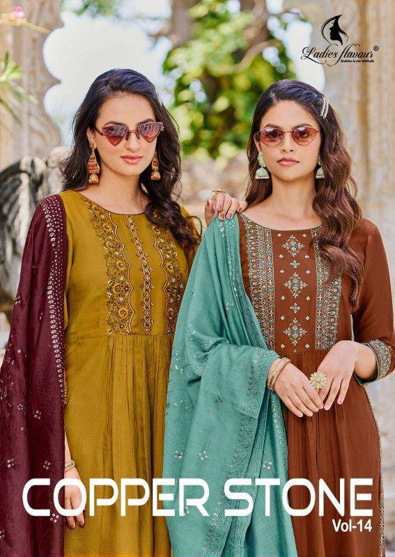 Ladies Flavour Copper Stone Vol 14 Kurti wholesale market in Delhi