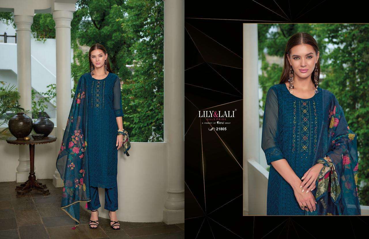 LILY & LALI Chikankari Vol 3 Party wear Kurtis wholesale in Delhi