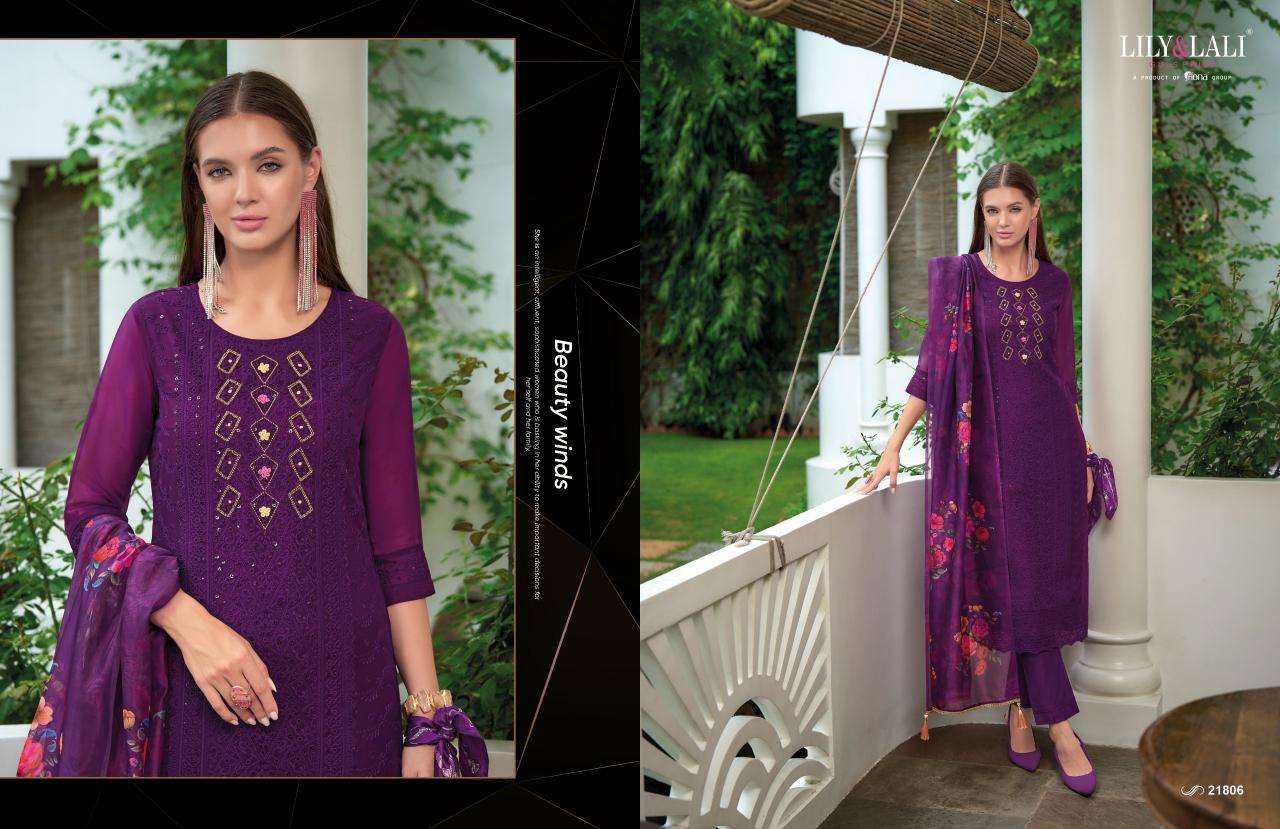 LILY & LALI Chikankari Vol 3 Party wear Kurtis wholesale in Delhi