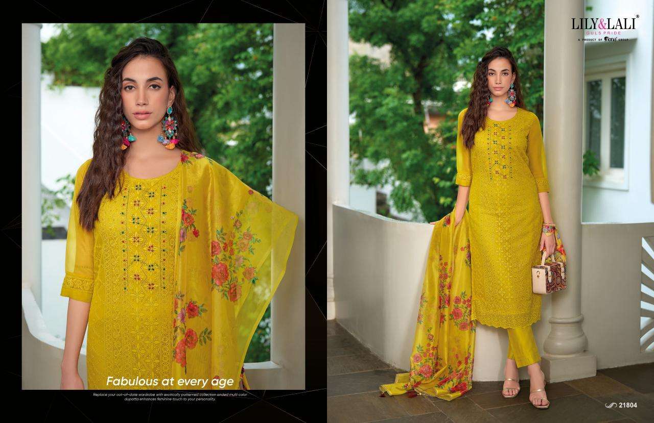 LILY & LALI Chikankari Vol 3 Party wear Kurtis wholesale in Delhi