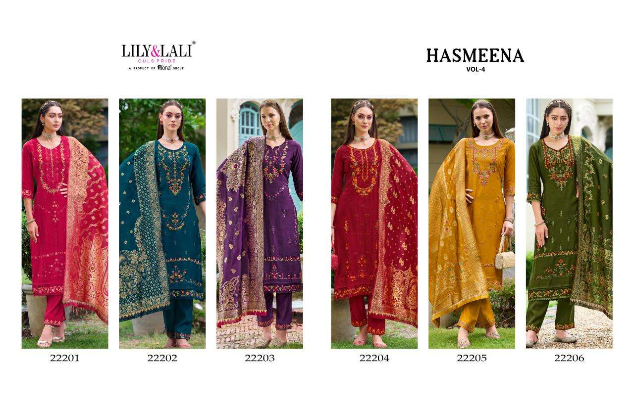 LILY & LALI Hasmeena Vol 4  Indian Kurti Manufacturers in Surat