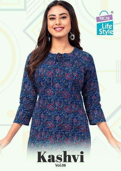 MCM Kashvi Vol-6 – Short Tops Kurti exporters in Hyderabad