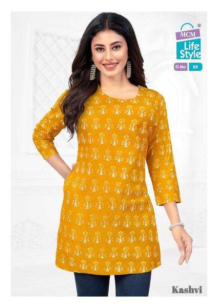 MCM Kashvi Vol-6 – Short Tops Kurti exporters in Hyderabad