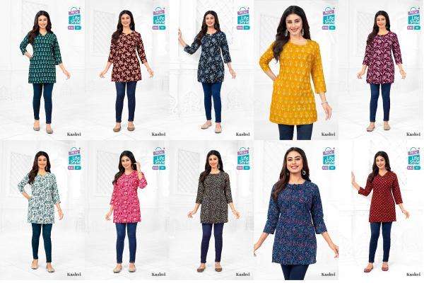 MCM Kashvi Vol-6 – Short Tops Kurti exporters in Hyderabad