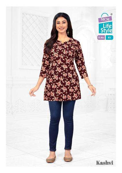 MCM Kashvi Vol-6 – Short Tops Kurti exporters in Hyderabad