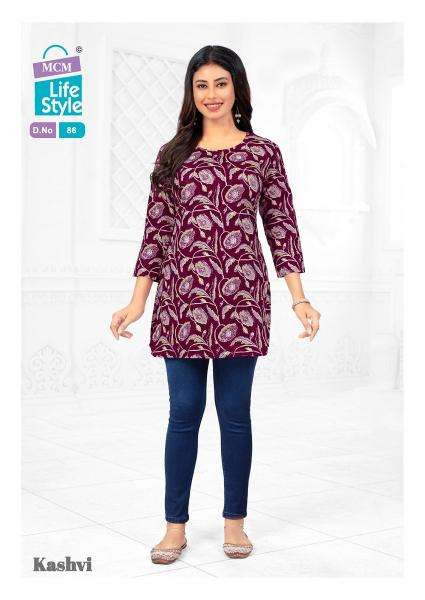 MCM Kashvi Vol-6 – Short Tops Kurti exporters in Hyderabad