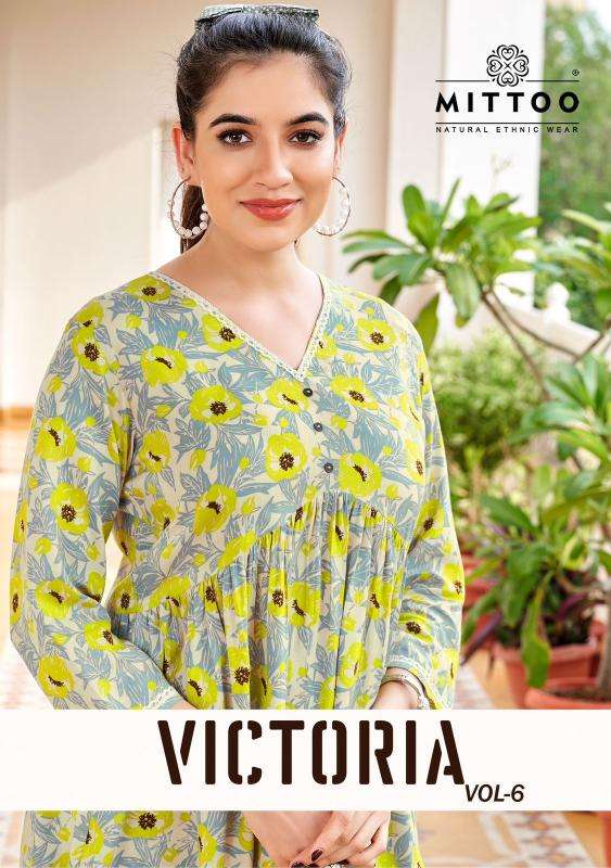 MITTOO Victoria Vol 6 Wholesale Kurti market in India