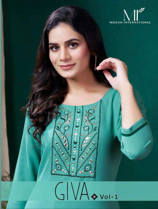 Moksh International Giva Vol 1 Kurti wholesalers in India