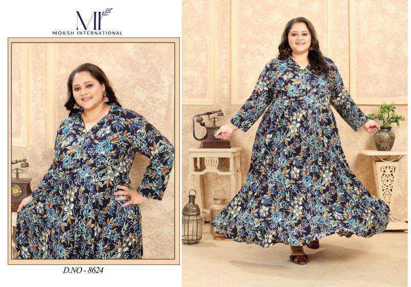 Moksh Plus Size Vol 1 Trendy kurtis in Kolkata wholesale market