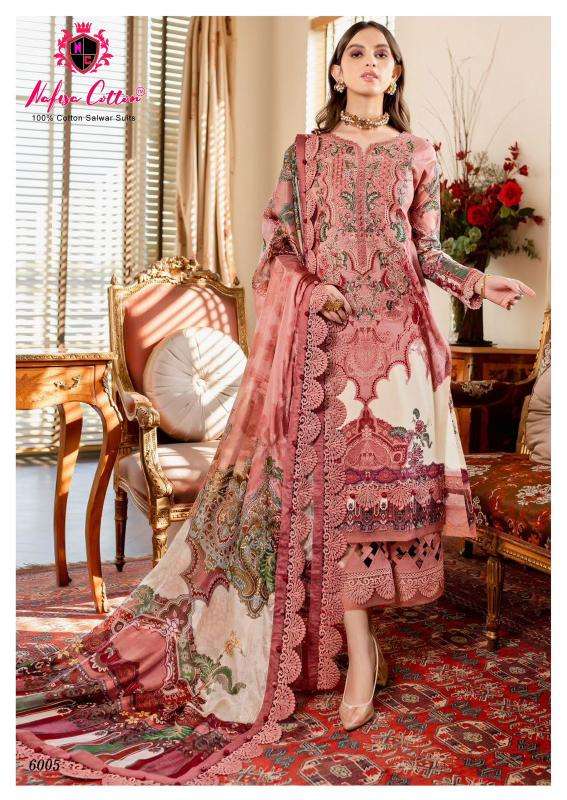 Nafisa Mahera Vol-6 Wholesale unstitched dress materials in Delhi