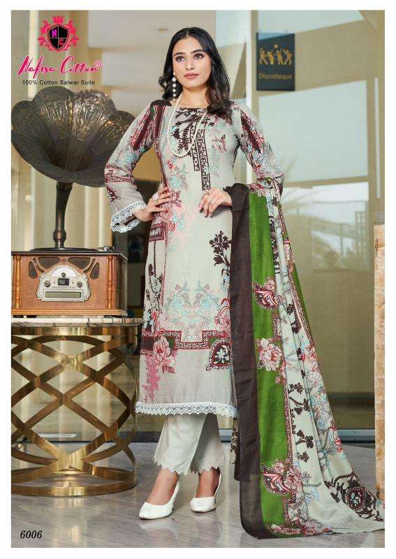 Nafisa Mahera Vol-6 Wholesale unstitched dress materials in Delhi