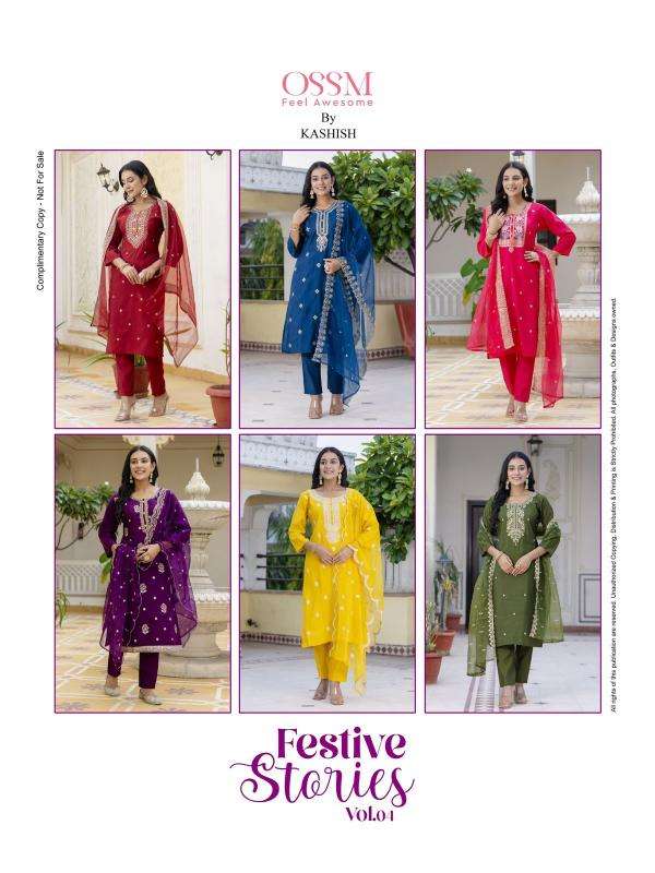 OSSM FESTIVE STORIES Vol 4 Kurti Exporters in Surat