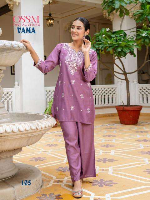 Ossm Vama Fancy Co-ord Set Kurti suppliers in Rajkot