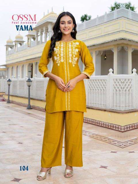 Ossm Vama Fancy Co-ord Set Kurti suppliers in Rajkot