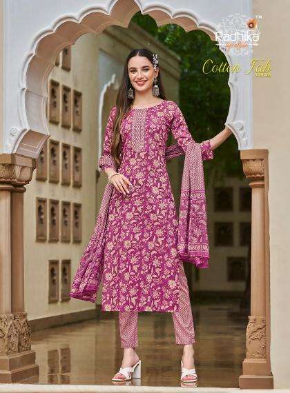 Radhika Cotton Fab Vol 3 Ladies kurti wholesalers in Gujarat