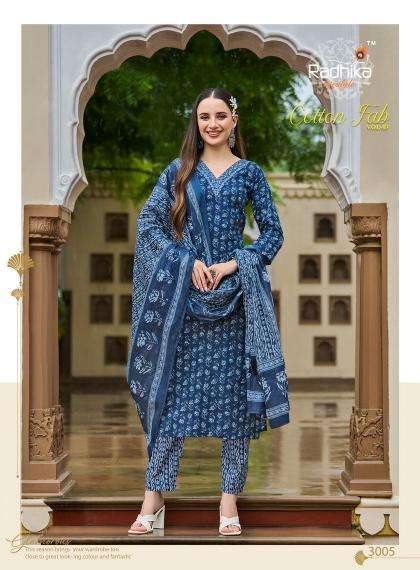 Radhika Cotton Fab Vol 3 Ladies kurti wholesalers in Gujarat